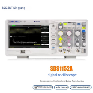 SIGLENT 2-Ch Digital Oscilloscope: 100MHz Bandwidth, 1GSa/s Sampling Rate, 8-Bit Vertical Resolution & Multiple Types - Product Image 4