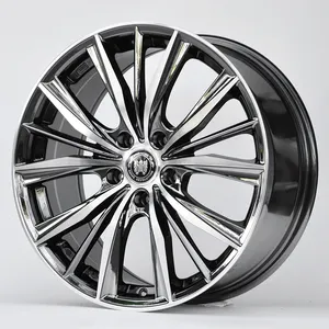 UNIRACING Brand 18*8.0 5*114.3 CB73.1 ET45 PVD BLACK/MF Wheels Face Car Aluminium Alloy Casting18 Inch 8J