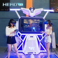 Máquina Simuladora Interactiva de Realidad Virtual 9D HEROVR, Divertida y Mágica, Juego de Batalla de Realidad Virtual de Pie, Juego de Disparos de Pie