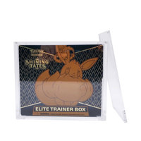 Boîte de protection en acrylique transparente sur mesure pour ETB Pokémon, vente en gros d'usine