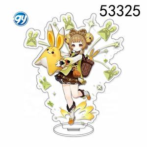 Support en acrylique <span class=keywords><strong>Genshin</strong></span> Impact Scaramouche Zhongli <span class=keywords><strong>Ningguang</strong></span>, personnage de jeu, décoration de bureau - Product Image 2