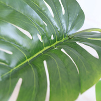 Style nordique grand Monstera intérieur artificiel écologique plantes en plastique 4-6ft en pot verdure salon bureau à domicile