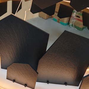 Lámpara Colgante de Piedra de Pizarra Natural de Gran Tamaño, LED Regulable de 3000K, para Vestíbulo de Villa, Proyectos Hoteleros, Techos Altos, Iluminación Interior - Product Image 2
