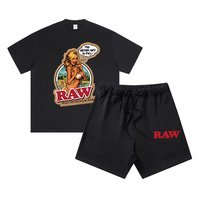 Vente en gros de t-shirts et shorts pour hommes de haute qualité, style streetwear d'été, 100% coton, Backwoods Cookie RAW personnalisés