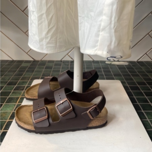 <span class=keywords><strong>Sandales</strong></span> <span class=keywords><strong>Birkenstock</strong></span> en liège avec boucle réglable, <span class=keywords><strong>sandales</strong></span> d'été unisexes confortables avec soutien de la voûte plantaire et absorption des chocs - Product Image 4
