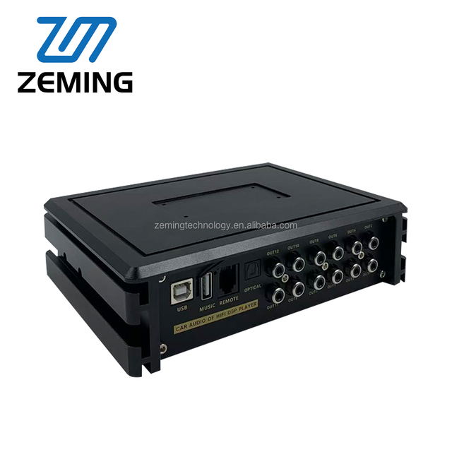 dsp car Zeming dsp car amplifier Bands 8 Channel Car Amplifier Class AB DSP Audio Processor with Wired Controller