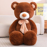 Câlin ours en peluche en peluche Piliow Love You noeud papillon grand ours en peluche peluche jouet ours en peluche poupée pour enfants fille cadeau