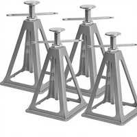 Cales de stabilisation en aluminium pour camping-car, lot de 4 avec écrous à vis, stabilisent le niveau, support pour camping-car, caravane, 6 000 lb, fabriqué en Chine
