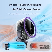 Nouveau mini ventilateur de table portable sans pales, silencieux, à clipser, USB/charge sans fil, 3 vitesses, avec indicateur de niveau de batterie