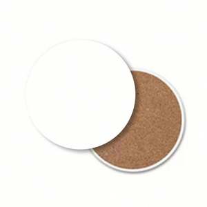 New Style Blank Sublimation Coffee <b>Ceramic</b> <b>Coaster</b> Cork <b>Coaster</b> Round Square Heat Transfer <b>Ceramic</b> <b>Coaster</b> - Product Image 5