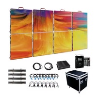 Sistema de Pantalla LED P2.976 para Video Wall, Alto Brillo, para Interiores, Alquiler, Cabina de DJ, Colgante, 4m x 4m, para Tiendas, Animación Gráfica para Metro
