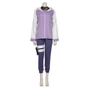 Costume Complet d'Anime Hyuga <span class=keywords><strong>Hinata</strong></span> pour Filles pour Halloween Carnaval Cosplay avec Pantalon et Haut - Product Image 2