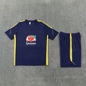 เสื้อฟุตบอลฤดูร้อน 26/27 บราซิล ชุดฝึกซ้อมแขนสั้นแบบสั่งทำ คอกลม ยูนิเซ็กซ์ ระบายอากาศได้ดี โพลีเอสเตอร์ แห้งเร็ว - Product Image 2