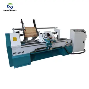 MT1530AS-torno de madera CNC para mesa de madera, herramienta de carga automática, alta eficacia, bate de béisbol