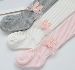 Collants pour bébé en tricot personnalisé respirant, leggings pour filles, pour le printemps, l'automne, port quotidien décontracté pour les enfants - Product Image 5