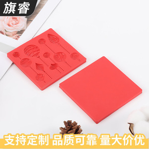 Silicone Christmas Ornament Mold Red 1 Pc Cake Decorating Baking Tool - Product Image 4
