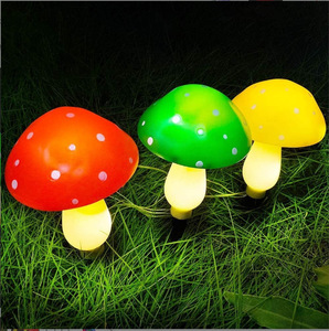 Luces Solares Eléctricas Impermeables IP65 de PVC con Forma de Hongo, 8 Modos, Lámpara de Jardín para Exteriores, 6 LED Blancos Cálidos - Product Image 3