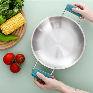 Funda de silicona resistente al calor para mangos de ollas, protector antiescaldaduras para mangos de ollas, accesorios de cocina - Product Image 4