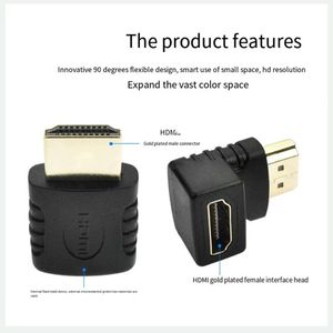 Vente en gros <span class=keywords><strong>HDMI</strong></span> en forme de L 90 et 270 degrés coudé à Angle droit <span class=keywords><strong>adaptateur</strong></span> d'extension convertisseur <span class=keywords><strong>HDMI</strong></span> <span class=keywords><strong>adaptateur</strong></span> mâle à femelle - Product Image 5