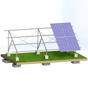 Estructura de soporte de montaje en tierra Super Solar PV Sistema de montaje de panel solar duradero