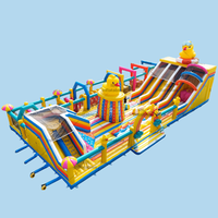 Grand toboggan de parc à thème en PVC d'équipement d'amusement de terrain de jeu gonflable extérieur commercial d'enfants en vente pour le carnaval