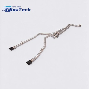 Escape Trasero con Válvula FlowTech T304 de Acero Inoxidable con Válvula OEM Retenera para Dodge Ram 1500 TRX 6.2L – Instalación Directa con Tornillos - Product Image 3