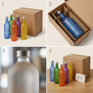 Botella de Vidrio Vacía de Alta Claridad con Tapón de Corcho de Madera, 750 ml, para Whisky, Ginebra, Vodka, Brandy, <span class=keywords><strong>Ron</strong></span> y Licores - Product Image 5