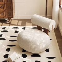 Chaise de canapé simple moderne avec cadre en bois massif tissu pour hôtel salon ou meubles de maison meubles de chambre à coucher simples et décontractés