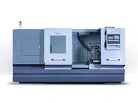 Tour CNC CYK6166 à broche unique, entièrement automatique, horizontale, robuste, de petite taille, pour table, haute production, fabriqué en Chine