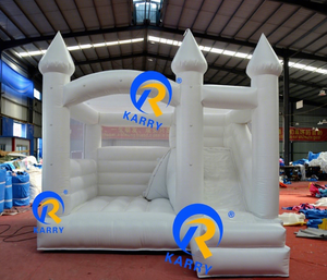 Castillo Inflable para Bodas OEM, Material de PVC, Fácil de Instalar, Castillo Inflable Blanco, Castillo de Brinco, Equipo de Juego Suave, Marca MICO - Product Image 1