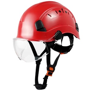 Casque de sécurité blanc de type V avec visière, réglage à cliquet, 6 points de suspension, fentes, homologué ANSI Z89.1 et OSHA - Product Image 3