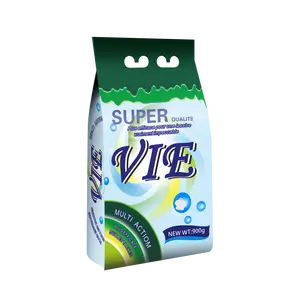 900g VIE private logo rich foam laundry detergent washing powder soap in detergent manufacturer to Ghana