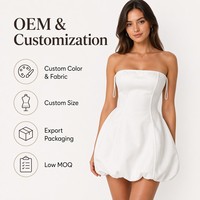 Robe de soirée élégante en satin blanc pour femmes, design sexy sans bretelles, sans manches, naturelle et écologique