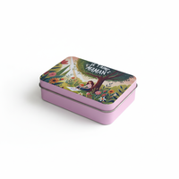 Caja de Metal Pequeña con Bisagras para Impresión Personalizada, Caja de Metal para Cartas de Juego, Oraciones, Fabricante OEM