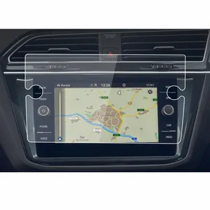 Pellicola proteggi schermo in vetro temperato GPS di navigazione per accessori per Auto ad alta trasparenza per VW Tiguan Auto Radio DVD Player Foil