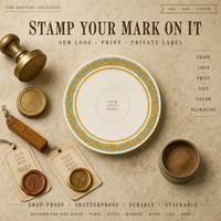 Assiette en mélamine personnalisée OEM/ODM pour la restauration, 6 mini-assiettes empilables, résistantes aux chutes et légères pour les fêtes