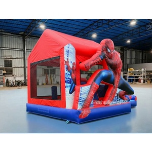Structure gonflable <span class=keywords><strong>Spiderman</strong></span> avec toboggan et panier <span class=keywords><strong>de</strong></span> <span class=keywords><strong>basket</strong></span>, garantie 3 ans, pour fêtes, avec kits <span class=keywords><strong>de</strong></span> réparation - Product Image 3