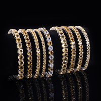 Bijoux respectueux personnalisé en argent Sterling 925 rond 3mm pierres précieuses 7 pouces chaîne pierre jaune naturelle Citrine Bracelet de Tennis