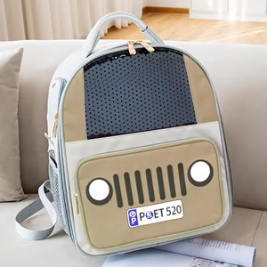 Toptan sevimli köpek sırt çantası moda Oxford malzeme nefes Pet açık seyahat taşıyıcısı taşınabilir katlanabilir katı - Product Image 6