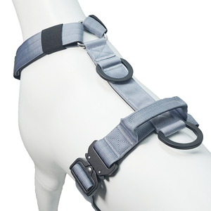 Aircraft Aluminum Tactical <b>Dog</b> <b>Harness</b> for Large <b>Dogs</b> Padded No Pull Heavy Duty Nylon Adjustable Pet Vest - Product Image 3