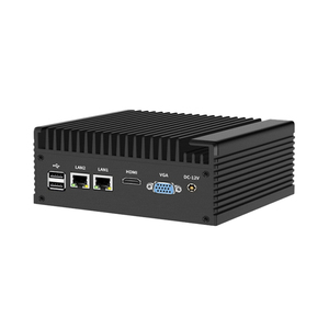 Industrial Mini <strong>PC</strong> with 2 LAN 6 USB 2 COM &amp; 6 Serial Ports Rugged <strong>Linux</strong> &amp; Windows Embedded for AU/US/EU Plug - Product Image 1