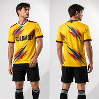 Nouveau Maillot de Foot 2026 pour Homme Style Colombie Respirant Entraînement Personnalisable Logo Version Fan Vente en Gros Vêtements de Sport