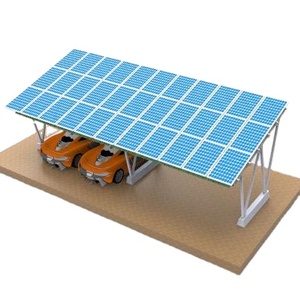 Système de panneaux solaires de 10 000 watts, carport photovoltaïque en aluminium pour voitures - Product Image 3