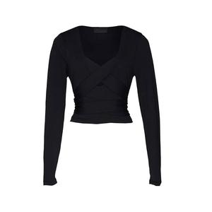 Reebok Plus Cardi Ls Top in Magliette e T-shirt Sportive da Donna Colore: Nero |   100% Autentico - Product Image 3