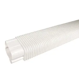 AC Line Set Cover Kit Decorative PVC Tubing Cover Duct