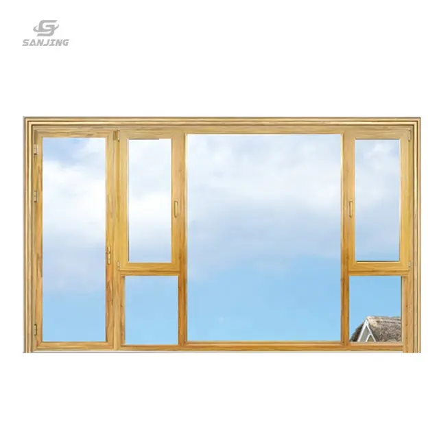 Sanjing Glass used insulated glass casement aluminum windows