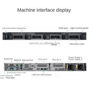 Dells Emc Poweredge <span class=keywords><strong>R6515</strong></span> Enterprise Cloud Servidores Amd Epyc 64Cores 1U Rack Server - Product Image 4
