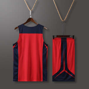 Maillot de basket-ball réversible à manches courtes modèle de conception d'équipe personnalisé ensemble de maillot de basket-ball réversible noir blanc - Product Image 3