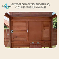 Poulailler en bois moderne de grande taille pour l'extérieur, imperméable, maison pour animaux de compagnie pour poules pondeuses