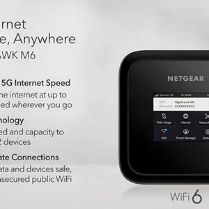 Router Móvil Nighthawk M6 5G WiFi 6 - MR6500 - Hotspot Móvil Netgear 5G WiFi 6E Router LTE CAT20 - Product Image 4